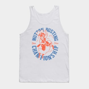 Mutton Busting | YeeHaw Mutton Busting Championship Youth Rodeo Champ Texas Sheep Riding Future Bull Rider Tank Top